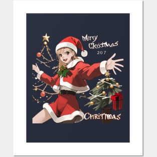 merry christmas Posters and Art